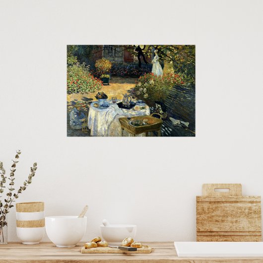 Monet - De Lunch Poster (Keuken)