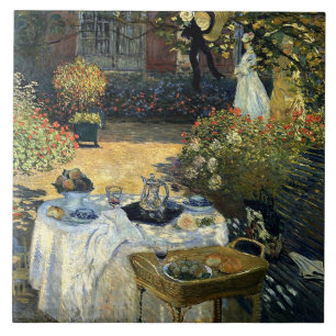 Monet - De Luncheon Tegeltje