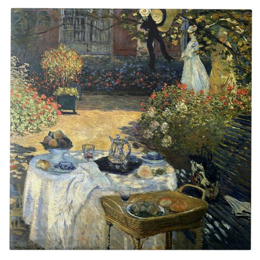 Monet - De Luncheon Tegeltje (Voorkant)