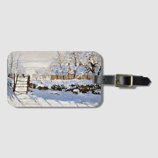 Monet - De Magpie Bagagelabel (Voorkant (horizontaal))