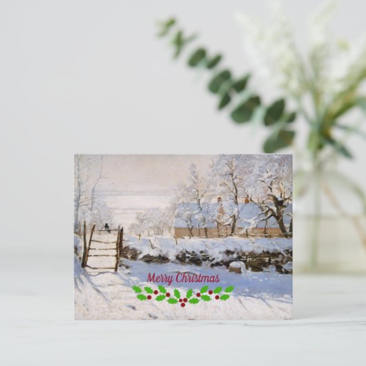 Monet - De Magpie Briefkaart (Staand voorkant)