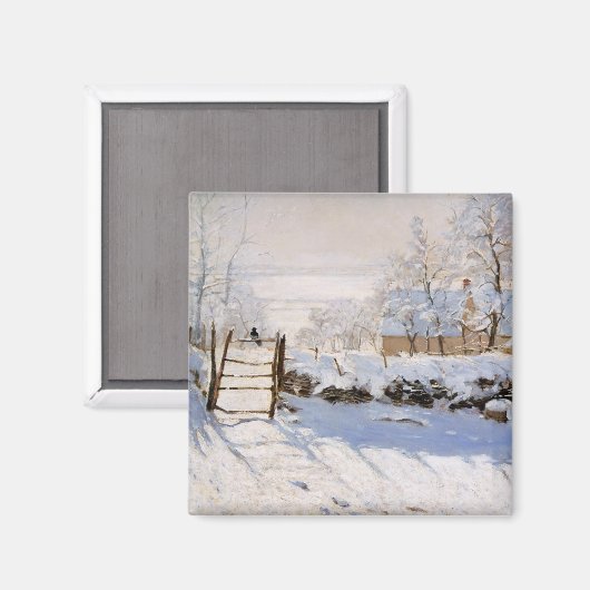 Monet - De Magpie Magneet (Voorkant / Achterkant)