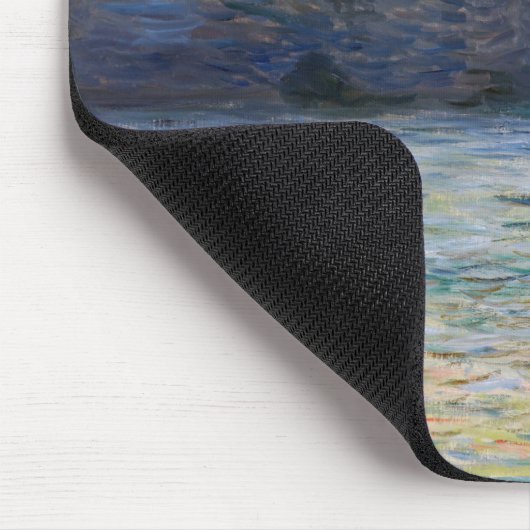 Monet - De Manneport, Klif bij Etretat, Zonsonderg Muismat (Hoek)