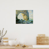 Monet - De Manneport Rotsboog ten westen van Etret Poster (Keuken)