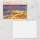 Monet - De Middellandse Zee bij Antibes Notitiekaartje (Voorkant / Achterkant)