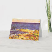 Monet - De Middellandse Zee in Antibes Kaart (Voorkant)