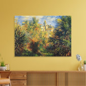 Monet - De Moreno-tuinen in Bordighera Canvas Afdruk (Insitu (Woonkamer))
