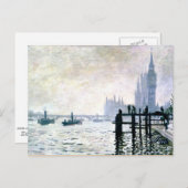 Monet - De namen hieronder Westminster Briefkaart (Voorkant / Achterkant)