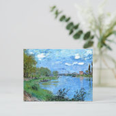 Monet - De oevers van de Seine bij La Grand Jatte Briefkaart (Staand voorkant)