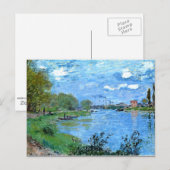 Monet - De oevers van de Seine bij La Grand Jatte Briefkaart (Voorkant / Achterkant)