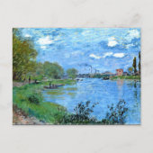 Monet - De oevers van de Seine bij La Grand Jatte Briefkaart (Voorkant)