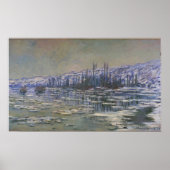Monet - de opsplitsing van het ijs poster (Voorkant)