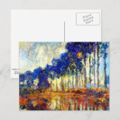 Monet - De Populieren in de herfst Briefkaart (Voorkant / Achterkant)