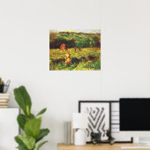Monet - De Promenade bij Limetz 1887 Poster (Thuiskantoor)
