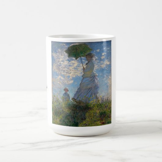 Monet, de promenade, Parasol Koffiemok (Center)