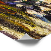 Monet - De Rue Montorgueil in Parijs Poster (Hoek)