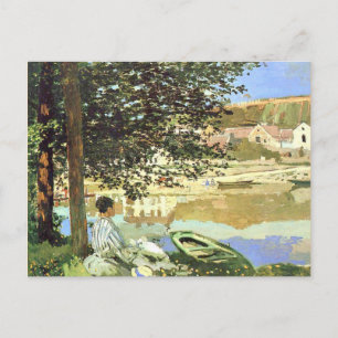 Monet - De Scene in Bennecourt Briefkaart