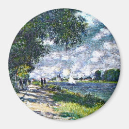 Monet: De Seine bij Argenteuil kunstwerk Magneet