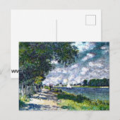 Monet - De Seine in Argenteuil Briefkaart (Voorkant / Achterkant)