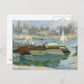 Monet - De Seine in Asnieres Briefkaart (Voorkant / Achterkant)
