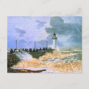 Monet - De Steiger bij Le Havre, Briefkaart