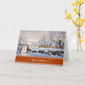 Monet - De taart, kerstcadeautjes Kaart (Gele Bloem)