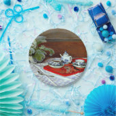 Monet: de theeset, papieren bordje (Feest)