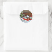 Monet: De theeset Ronde Sticker (Tas)
