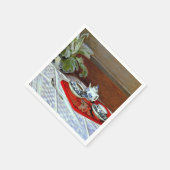 Monet: De Theeset, Servet (Hoek)