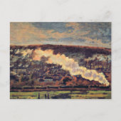 Monet - De trein, 1872, Briefkaart (Voorkant)