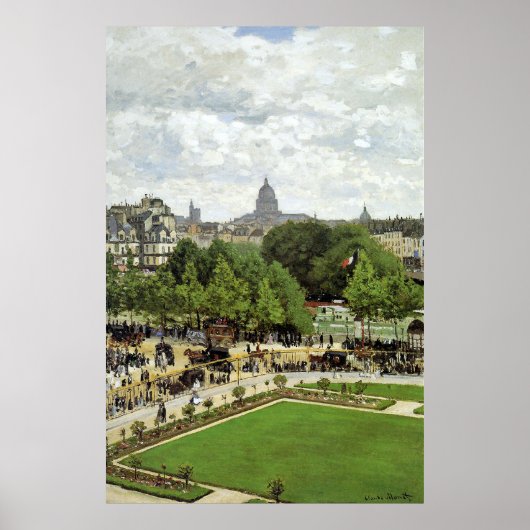 Monet - De tuin van de prinses Poster (Voorkant)