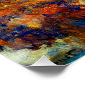 Monet - De volksopstand in het najaar Perfect Poster (Hoek)