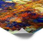 Monet - De volksopstand in het najaar Poster (Hoek)