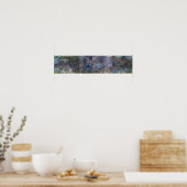 Monet - De Waterlelies Boomreflecties Poster (Keuken)