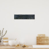 Monet - De Waterlelies Groene Weerschijnsels Poster (Keuken)