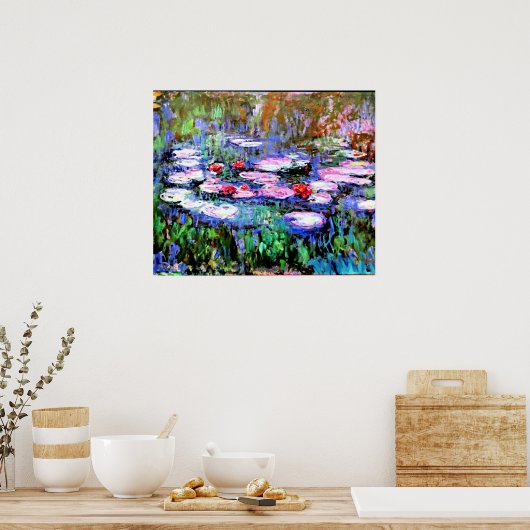 Monet - De Waterlelies Poster (Keuken)