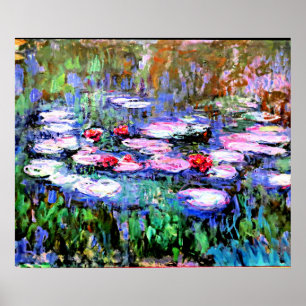 Monet - De Waterlelies Poster