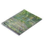 Monet De Waterleliesvijver Antieke Schilderij Notitieboek (Linkerzijde)