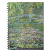 Monet De Waterleliesvijver Antieke Schilderij Notitieboek (Voorkant)
