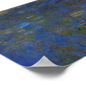 Monet - De waterLily Pond Poster (Hoek)