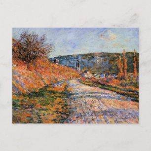 Monet - De weg naar Vetheuil Briefkaart