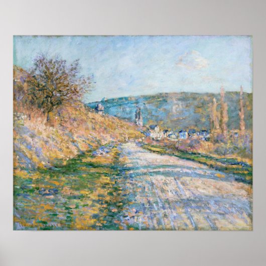 Monet - de weg naar vetheuil poster (Voorkant)