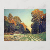 Monet - De weg van Chailly naar Fontainebleau Briefkaart (Voorkant)