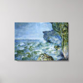 Monet - De zee bij Fecamp, Impressionisme kunstwer Canvas Afdruk (Voorkant)