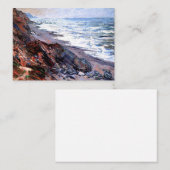 Monet - De zee bij Pourville Notitiekaartje (Voorkant / Achterkant)