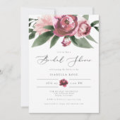 MONET - Dusty Blush Floral Garden Vrijgezellenfees Kaart (Voorkant)
