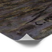 Monet - Een Boat Ashore, mooie kunst, Poster (Hoek)