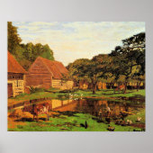 Monet - Een boerderij in Normandië, Poster (Voorkant)