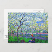 Monet - Een Orchard in de lente Briefkaart (Voorkant / Achterkant)