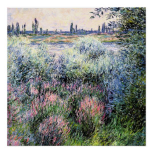 Monet - een pot op de Banken van de Seine Perfect Poster